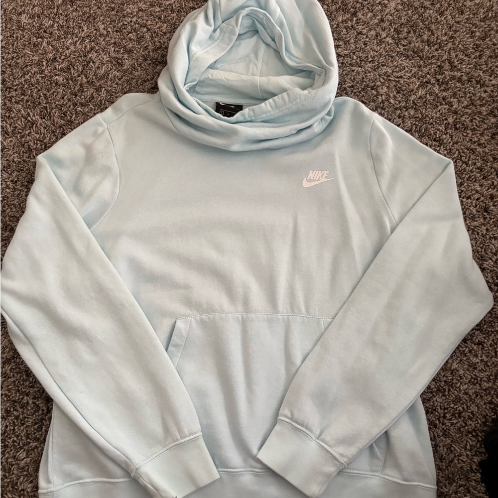 Nike Sky Blue Pullover Hoodie